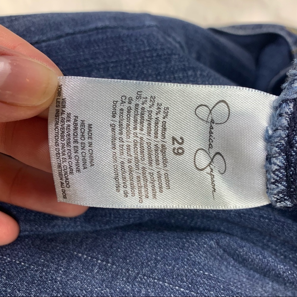 Jessica Simpson Kiss Me Super Skinny Blue Jean - Picture 8 of 13
